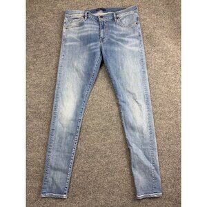 Levi's Empire Skinny Jeans Men's 32/33 Blue Denim Stretch Made &‎ Crafted